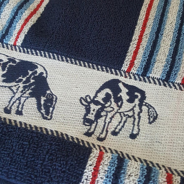 Ddddd keukendoek friesian blue 50x55cm 6 stuks