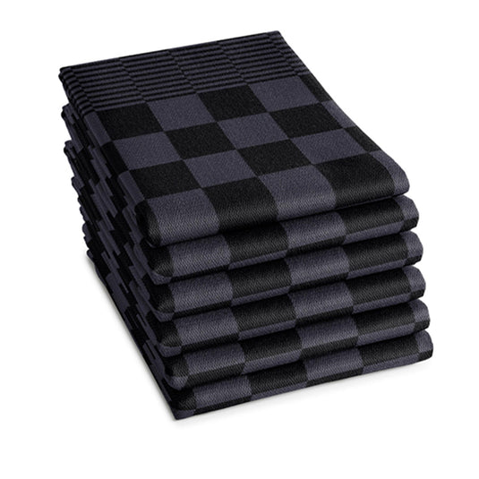 Ddddd theedoek bbq 65x65cm antraciet 6st