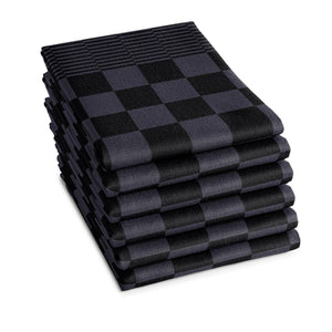 Ddddd theedoek barbeque 65x65 anthracite per 6 stuks