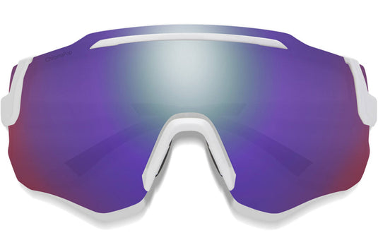 Smith Momentum bril white chromapop violet mirror