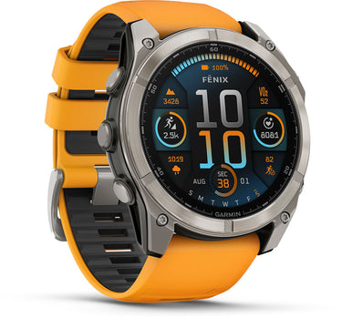 Garmin fēnix® 8 - 51 mm amoled sapphire - gps multisport smartwatch
