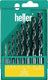 Heller set cv-houtspiraalboren | 8 delig | d. 3, 4, 5, 6, 7, 8, 9, 10 mm | chroom-vanadiumstaal | 1 stuk - 18736 - 18736