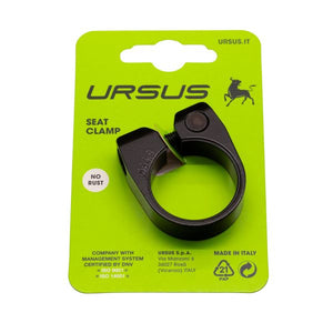 Ursus zadelpenklem ø34.9 mm aluminium - zwart