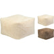 Home styling poef faux fur 40x40 2 assorti