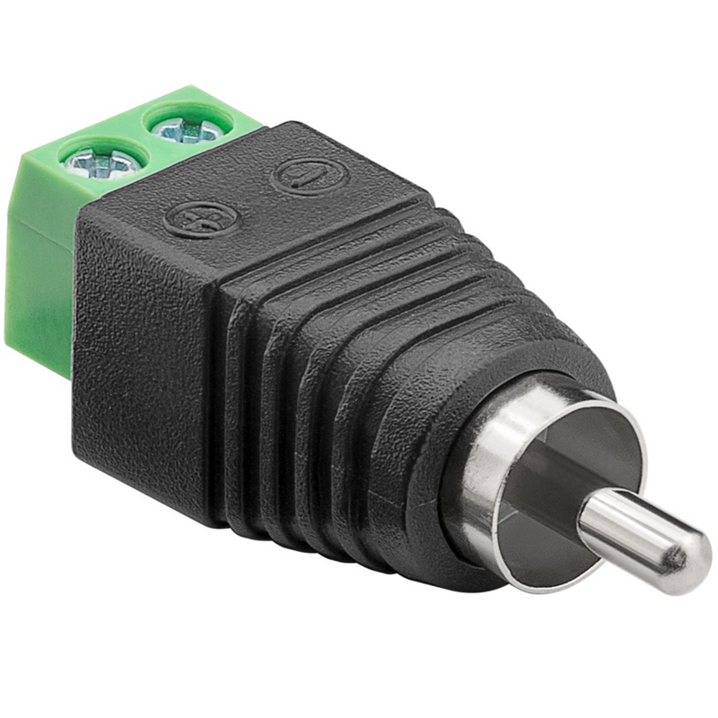 Load image into Gallery viewer, Aansluitblok 2-pin > rca stekker
