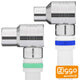 Enzo technetics coax aansluitkabel 1,5m compleet haakse plug - 2075010