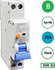 Enzo aardlekautomaat 20a b kar 30ma 2p sep - 4518100