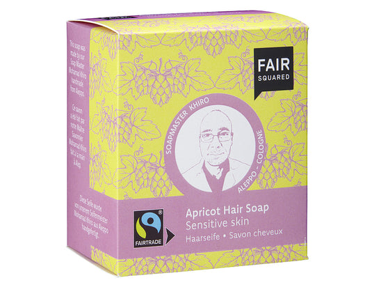 Fair squared shampoo bar - sensitive abrikoos - 2 stuks