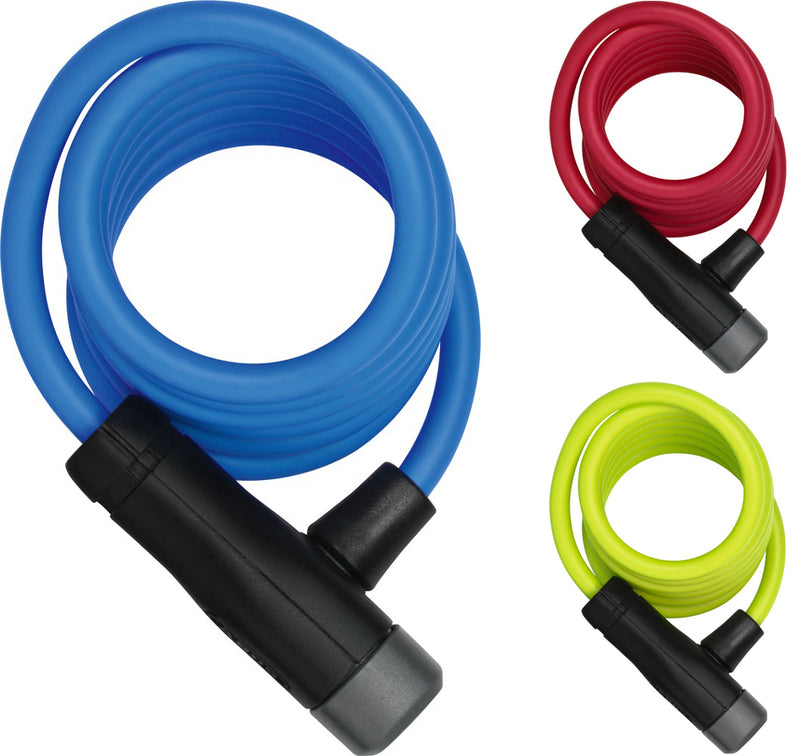 Load image into Gallery viewer, Abus Spiraal Kabelslot 4508K 150 8 Blauw - Fietsbeveiliging
