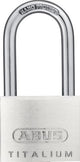 Abus cilinderhangslot | breedte slotlichaam 40 mm | titalium gelijksluitend 6411 | 1 stuk - 54579 54579
