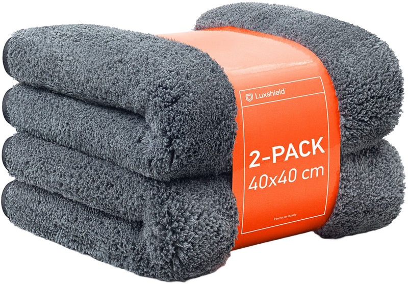 Load image into Gallery viewer, Luxshield microfiber cloth set 40x40cm 2-pack
