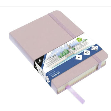 Kangaro schetsboek a6 violet 80 blz 140gr roomwit