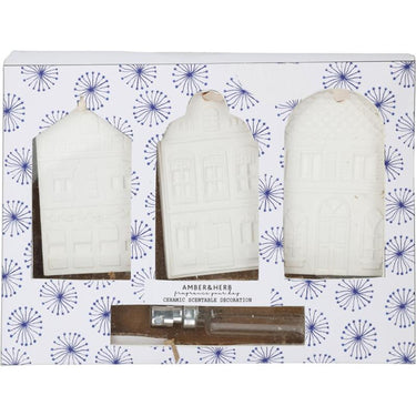 Home styling geurset 3-delig delfts blauw