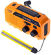 Enzo adler ad 1197 noodradio met handslinger inclusief ingebouwde zaklamp solar