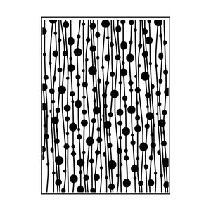 Carabelle studio • embossing sjabloon 10,8x14,6cm guirlandes