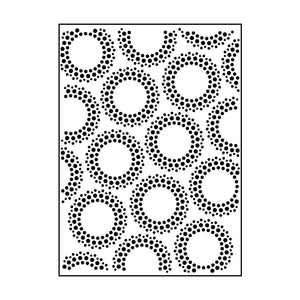 Carabelle studio • embossing sjabloon 10,8x14,6cm petites roues