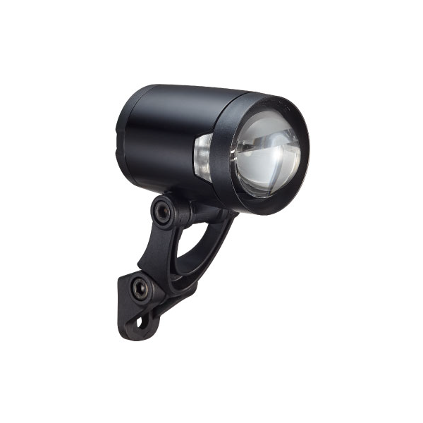 Load image into Gallery viewer, Koplamp Herrmans H-Black Pro dynamo - aan uit functie - met houder - 200 lumen
