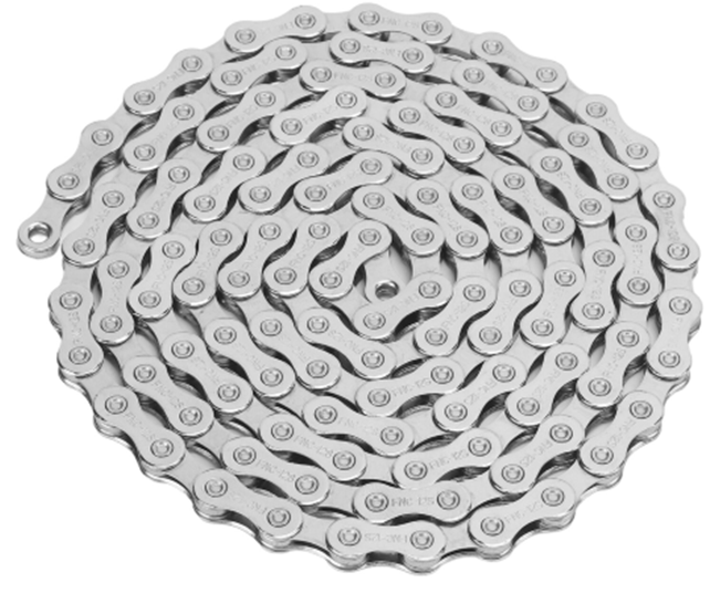 Load image into Gallery viewer, Edge fietsketting 12 speed chn-006 met 130 schakels - zilver
