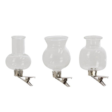 Esschert design bloemen clip vaasjes set a 3