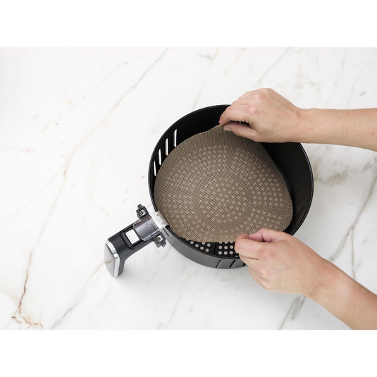 Nostik airfryer liner rond set a 2 stuks