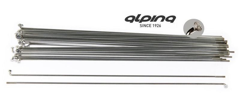Load image into Gallery viewer, Alpina spaak 13x256 rvs per gros (144) zonder nippels
