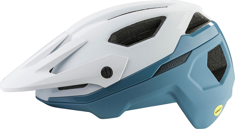 Load image into Gallery viewer, Alpina rootage 2 mips white pebble blue matt - mtb helmet
