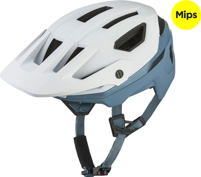 Load image into Gallery viewer, Alpina rootage 2 mips white pebble blue matt - mtb helmet
