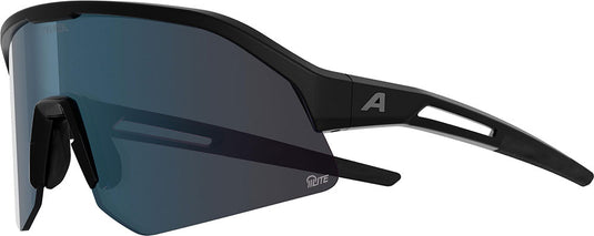 Alpina sports sportbril sonic hr m q-lite blauwe lens mat zwart