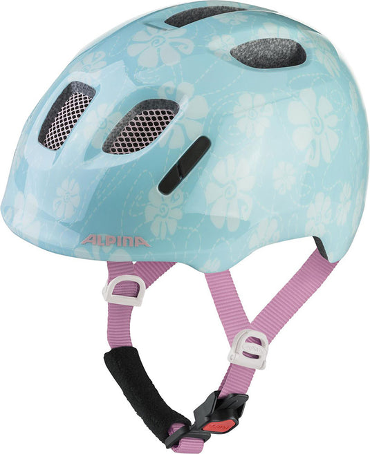 Alpina ximo 2 aqua rose flower gloss - kid's helmet