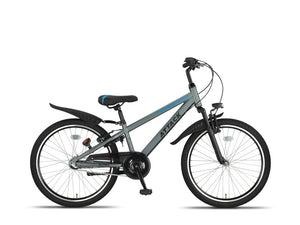 Altec attack mtb 24 inch jongens 3v v-brakes grijs
