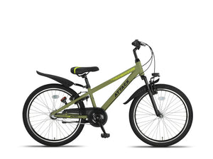 Altec attack mtb 24 inch jongens 3v v-brakes legergroen