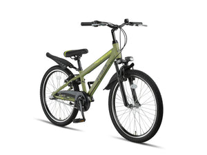 Altec attack mtb 24 inch jongens 3v v-brakes legergroen