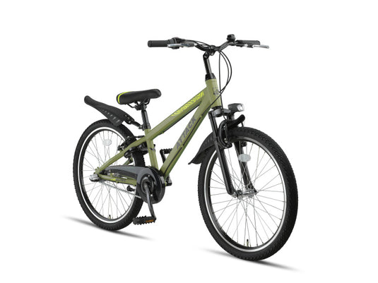 Altec attack mtb 24 inch jongens 3v v-brakes legergroen