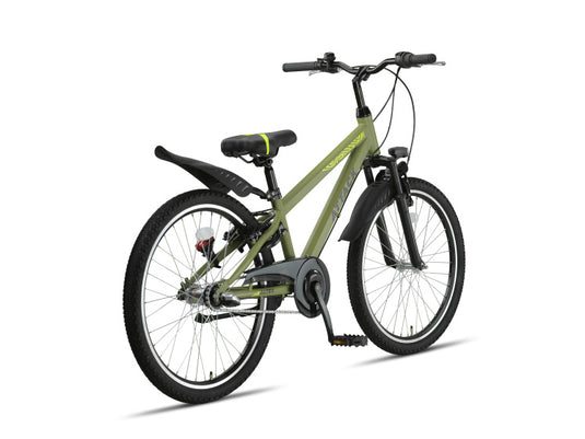Altec attack mtb 24 inch jongens 3v v-brakes legergroen