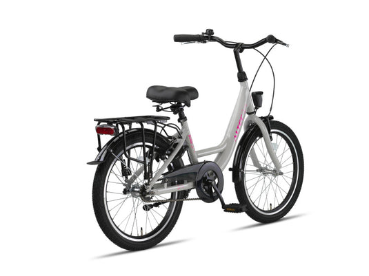Altec belle 20 inch meisjes v-brakes lichtgrijs