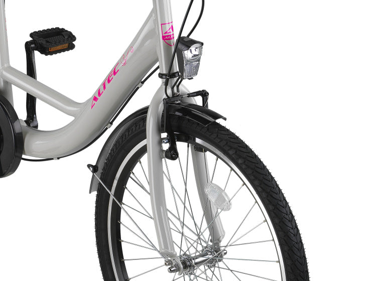 Load image into Gallery viewer, Altec belle 24 inch meisjes v-brakes lichtgrijs
