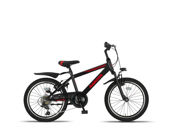 Load image into Gallery viewer, Altec dakota mtb 20 inch jongens 7v v-brakes zwart
