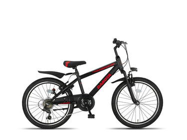 Altec dakota mtb 22 inch jongens 7v v-brakes zwart