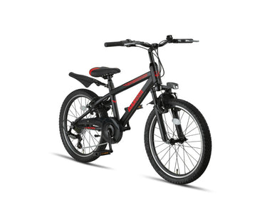 Altec dakota mtb 22 inch jongens 7v v-brakes zwart