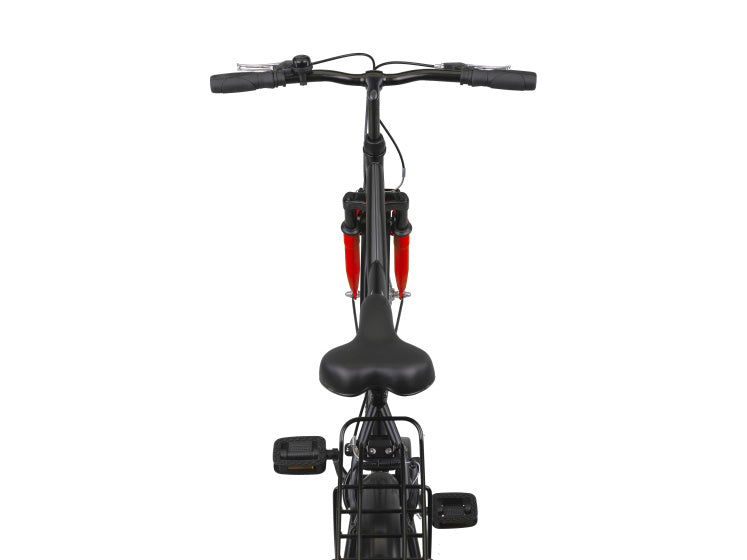 Load image into Gallery viewer, Altec hero 24 inch jongens v-brakes zwart rood
