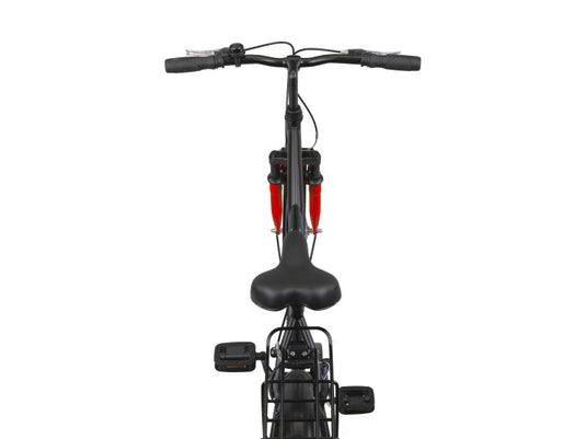 Altec hero 24 inch jongens v-brakes zwart rood