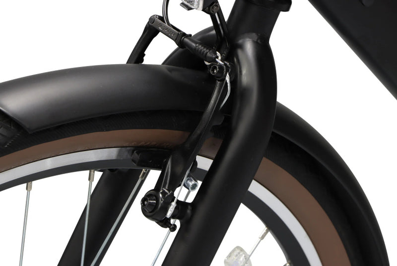 Load image into Gallery viewer, Altec manta 28 inch 55 cm dames 3v rollerbrake matzwart
