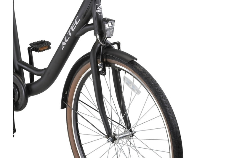 Load image into Gallery viewer, Altec marquant 28 inch 56 cm dames 3v v-brakes matzwart
