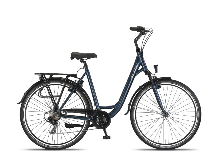 Load image into Gallery viewer, Altec verona 28 inch 52 cm dames 7v v-brakes petrolblauw
