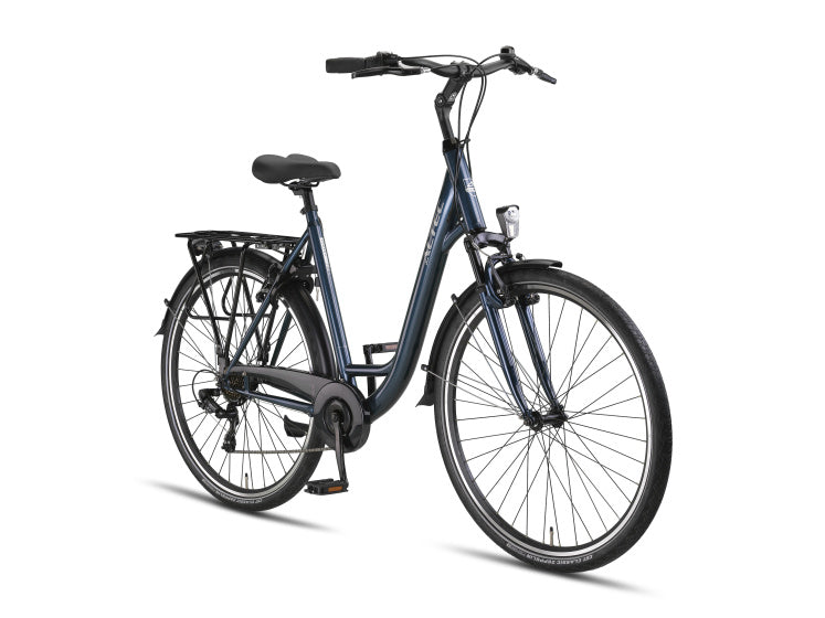 Load image into Gallery viewer, Altec verona 28 inch 52 cm dames 7v v-brakes petrolblauw
