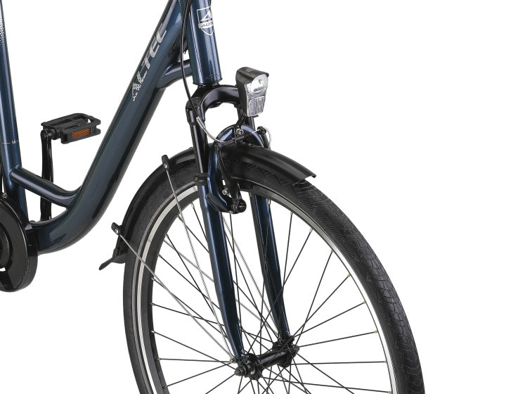 Load image into Gallery viewer, Altec verona 28 inch 52 cm dames 7v v-brakes petrolblauw
