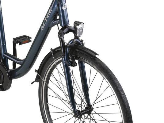 Altec verona 28 inch 52 cm dames 7v v-brakes petrolblauw