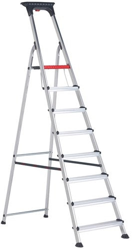 Laden Sie das Bild in Galerie -Viewer, Altrex double decker huishoudtrap 8-treeds - 501108
