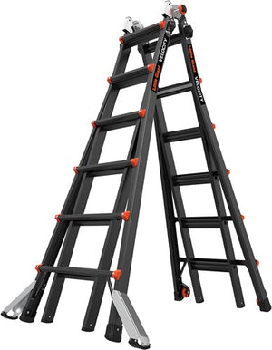 Altrex velocity black pro vouwladder | 4 x 6 sporten - 503946