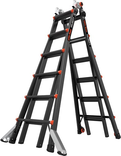 Afbeelding laden in galerijviewer, Altrex velocity black pro vouwladder | 4 x 6 sporten - 503946
